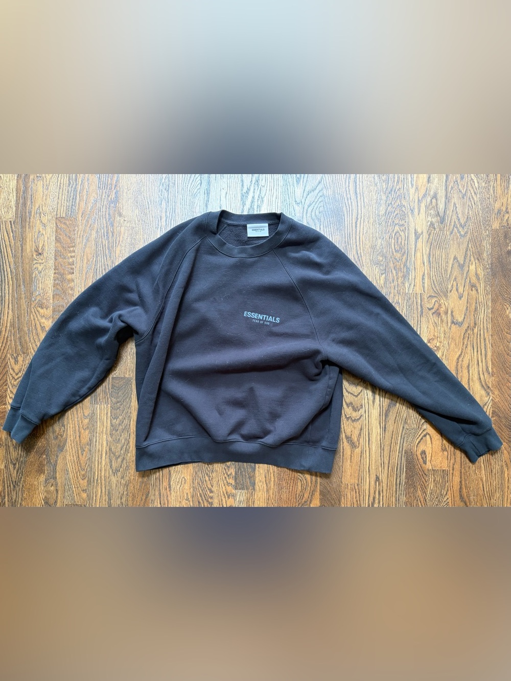 Men’s Essentials/Fear of God black sweatshirt